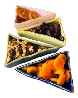 Triangle Nuts Bowls